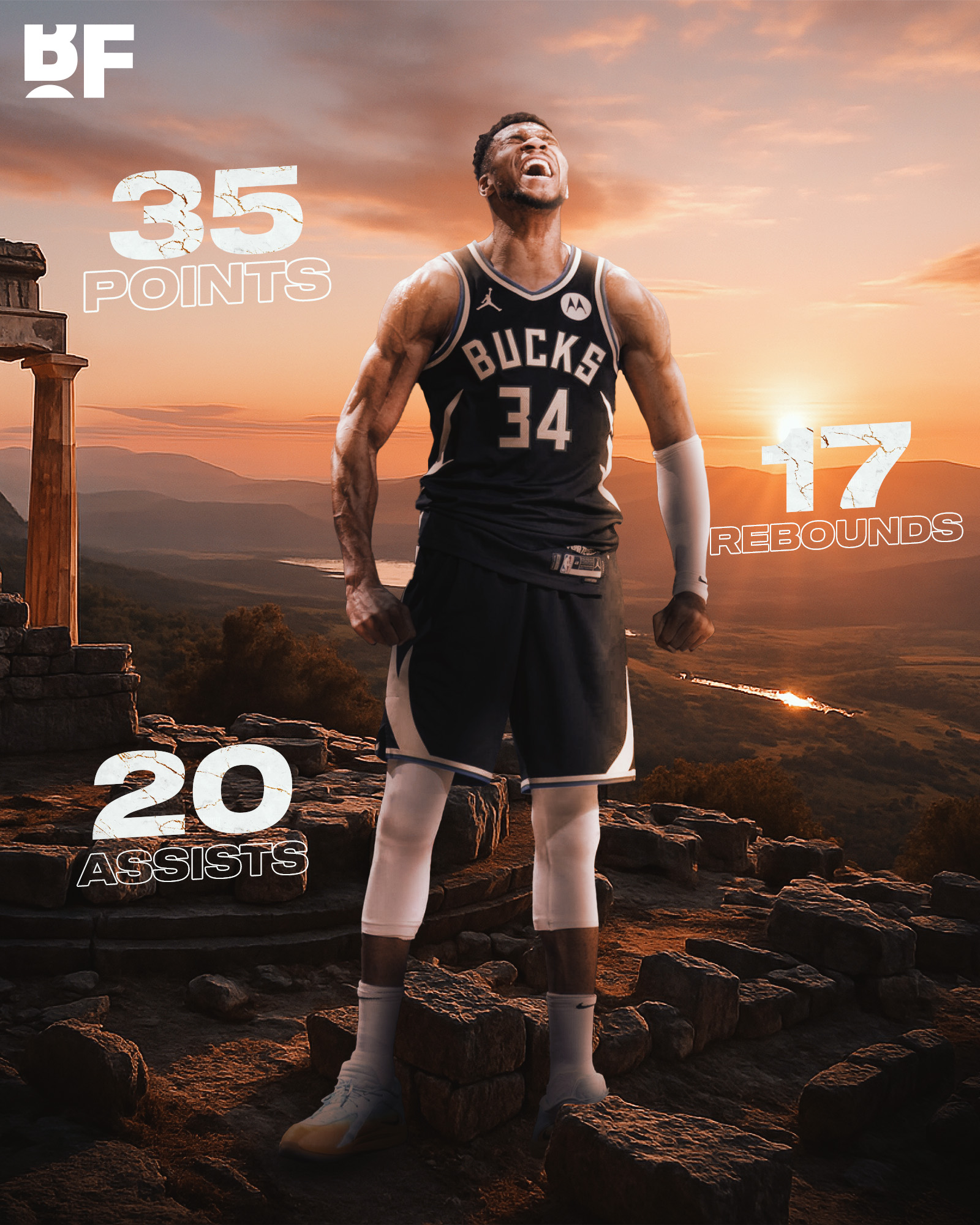 字母哥关键节点突破纪录，雄鹿带队取胜！